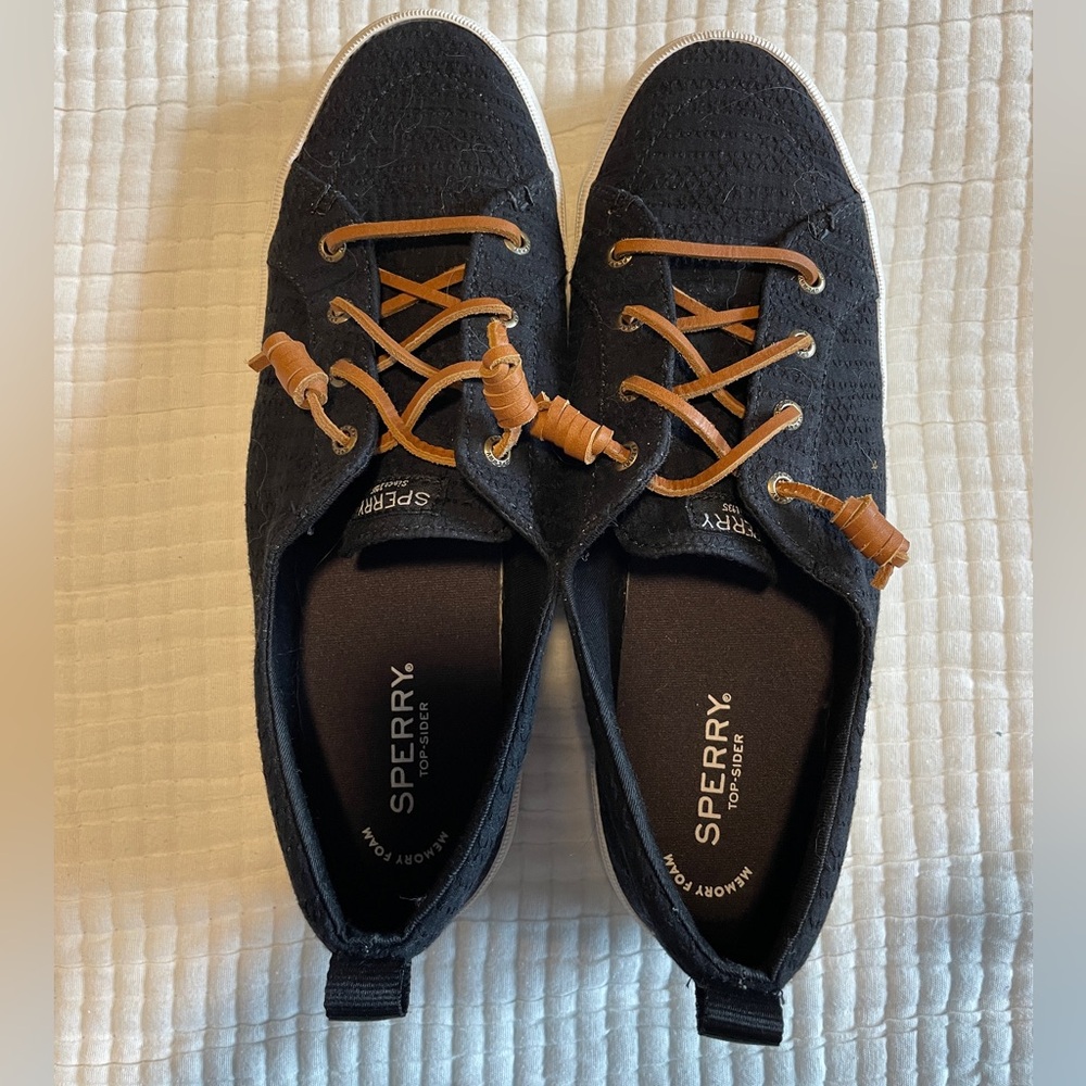 Sperry Platform Canvas Memory Foam Sneakers - image 2